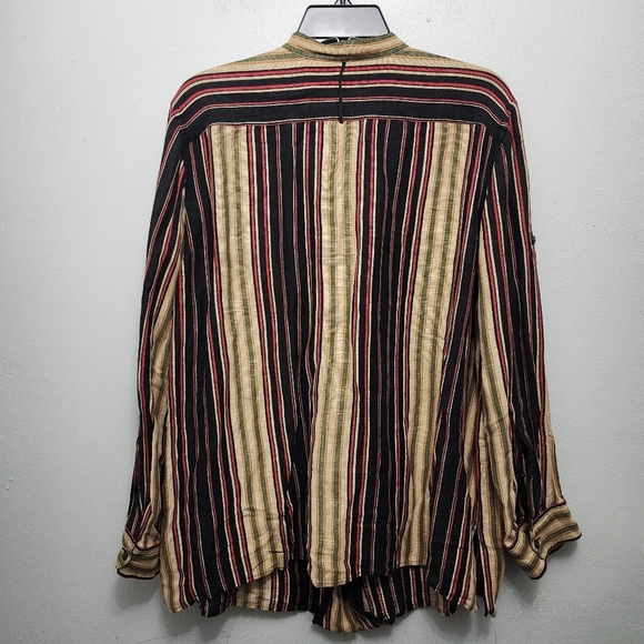 Lauren Ralph Lauren women's button up shirt size 2X silk and linen blend… - Picture 6 of 9